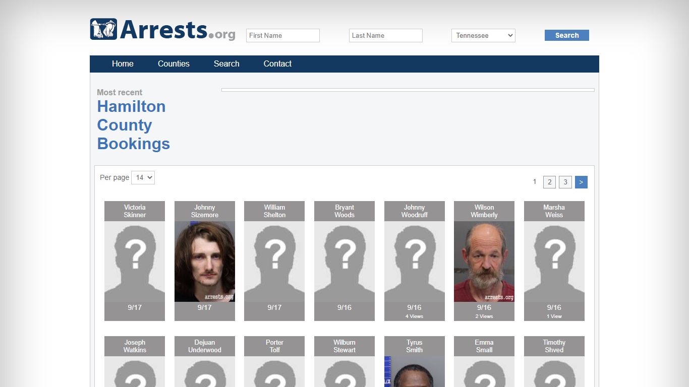 Hamilton County Arrests and Inmate Search